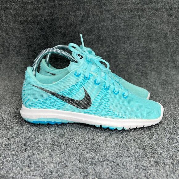 Nike Flex Fury Running‎ Shoes Women's Size 6 Blue Athletic Run Training Sneakers - Picture 1 of 12